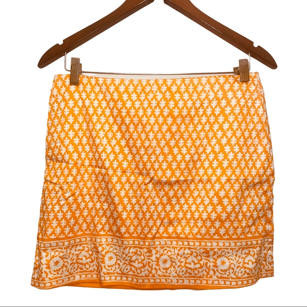 J.Crew Womens 4 Stretch Orange Short Skirt